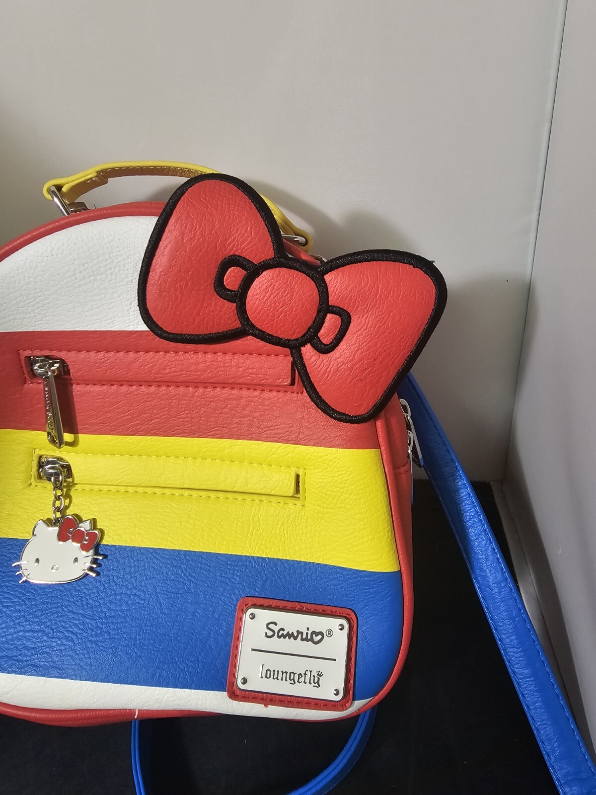 Loungefly Loves Hello Kitty Leather Mini Backpack… - image 3