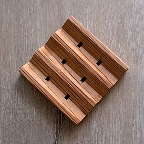 Slab Saver Cedarwood Soap Holder Tray for Shower & Bathroom Keep Your