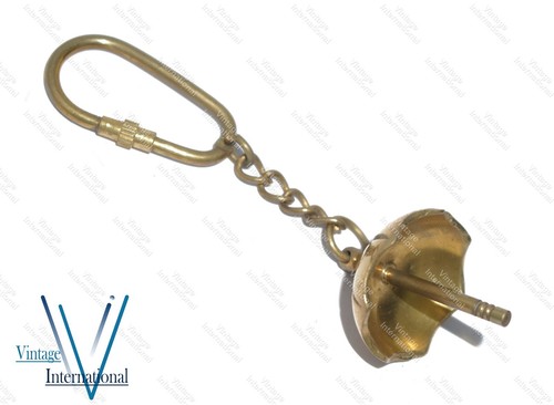 Nuevo Náutico Paraguas Forma Latón Clave Anillo Llavero Clave Fob Nuevo |