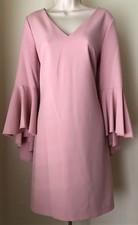 Eliza J Bell Sleeve Crepe Shift Dress EJ7M6609 NWT Size 4, 6