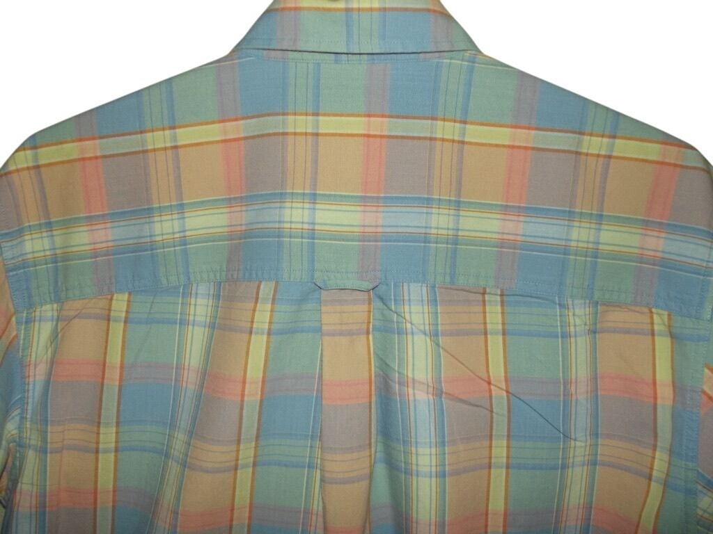 Ivy Crew Classics Shirt Mens Large Plaid Button-Down Short Sleeve