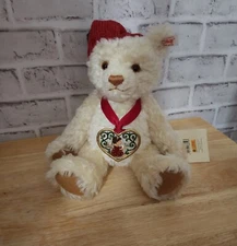 RETIRED STEIFF CHRISTKINDLMARKT Jointed Bear w/ tag and Pendant 1037/2000