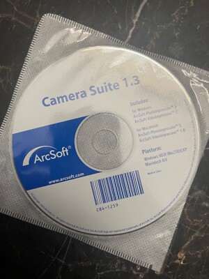 ArcSoft Camera Suite 1.3 For Windows or Macintosh Disc CD Software | eBay
