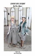 PATRÓN DE COSTURA - Estilo 120 Diseñador Inspirado Traje y Vestido de Cóctel Gene Tyler