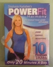 stephanie huckabee  POWERFIT HARMONY     DVD NEW   power fit 