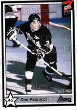 Boceto de séptima entrada 1990-91 QMJHL #144 Dan Paolucci