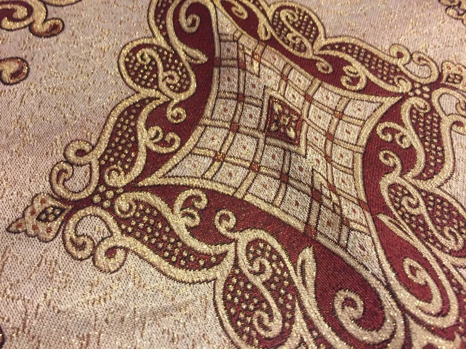 Tampo de mesa/toalha de mesa/folha vintage com extremidade quadrada (16" x 16") - Imagem 2 de 4