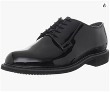 NEW Bates Men's 00941 High Gloss Black Oxford Shoes, Sz. 3.0 C