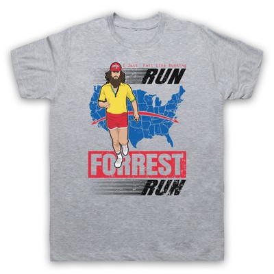 forrest gump running shirt polo