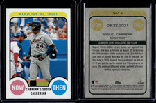 2022 Topps Heritage High Number Now And Then #NAT-4 Miguel Cabrera