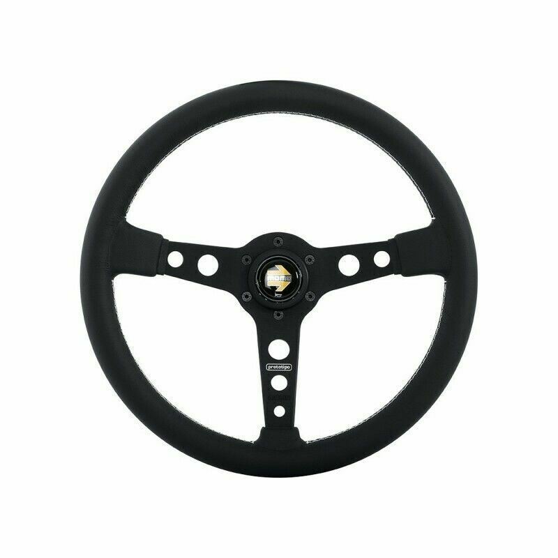 MOMO Prototipo 370 Black Steering Wheel 370mm/14.6