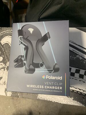 Packard Bell Polaroid Vent Clip Wireless Charger (PWC10BK)