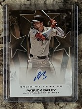 2025 Topps Series 2 Baseball Stars Auto Patrick Bailey /50