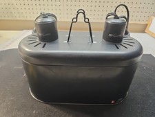 REPTI ZOO Dual Reptile Light Fixture  Dimming Thermostat, UV  Basking Lights