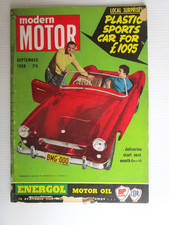 Modern Motor Magazine September  1958  - #7