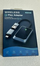 Carplay Wireless Adapter Converts Wired to Wireless BY960H - Black/Silver
