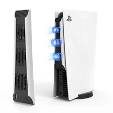 Playstation 5 PS5 Cooling Solution Rear Triple Fan Plug & Play External Cooler