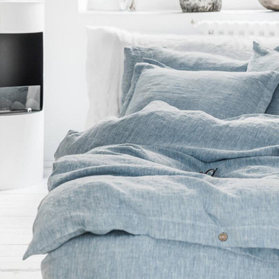 4-Piece Linen Bedding Set   Simple, Natural, Luxurious & Skin-Friendly