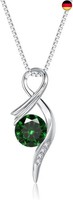 Silber Halskette Damen 925 Mit AnhäNger, 925 Sterling Silber Halskette Mit
