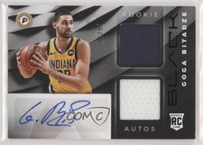 2019-20 Panini Black Rookie Memorabilia Auto 16/99 Goga Bitadze #RM-GB Auto 2ct