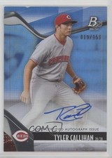 2021 Bowman Platinum Top Prospects Blue 19/150 Tyler Callihan #TOP-31 Auto 1h6a