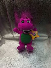 New Barney's World Plush Barney Dinosaur Mattel Star Tag 2024 Reboot Version