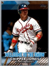 2022 Topps Welcome to the Show Gold /75 Chipper Jones #WTTS-14 Atlanta Braves