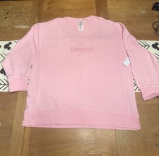 2025 Disneyland Resort Mickey Mouse Pink Crewneck Sweatshirt Adult Size L NWT