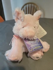 Russ Berrie SHINING STARS Pink Pig Cuddly Plush NWT Sealed Code ~ trl8#138