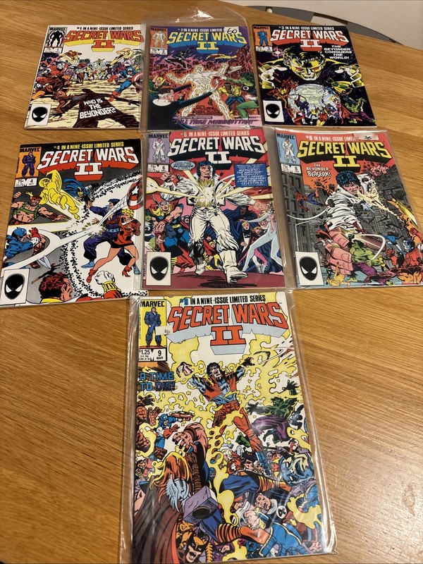 Marvel Comics Secret Wars 2 II BUNDLE 1 2 3 4 6 8 9