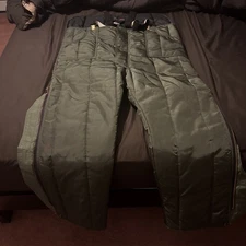 [RARE] VTG REFRIGIWEAR OLIVE GREEN HIGH BIB OVERALLS XL STYLE 395 INSULATED 