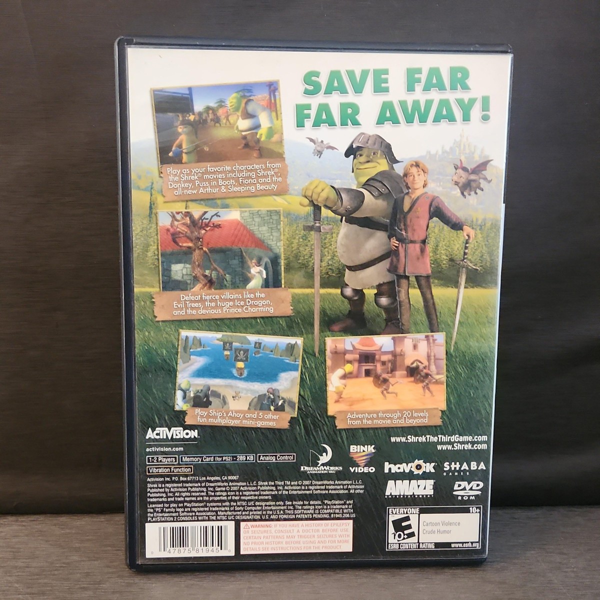 Shrek The Third PlayStation 2 PS2 Game | eBay