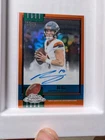 2025 Topps Chrome Football 1990 Throwback Bo Nix On-card Auto /25 Color Match