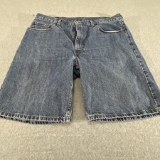 Vintage Levis 550 Relaxed Fit Denim Shorts Men  s 38 Blue Baggy Skater Y2K