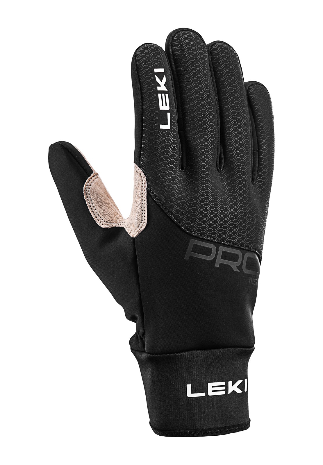Leki Unisex PRC Premium Thermo Plus Handschuhe Langlauf Running black-sand