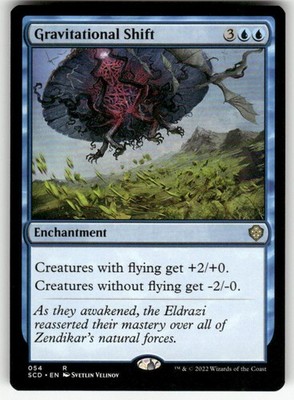 GRAVITATIONAL SHIFT #54 MTG STARTER COMMANDER DECKS RARE