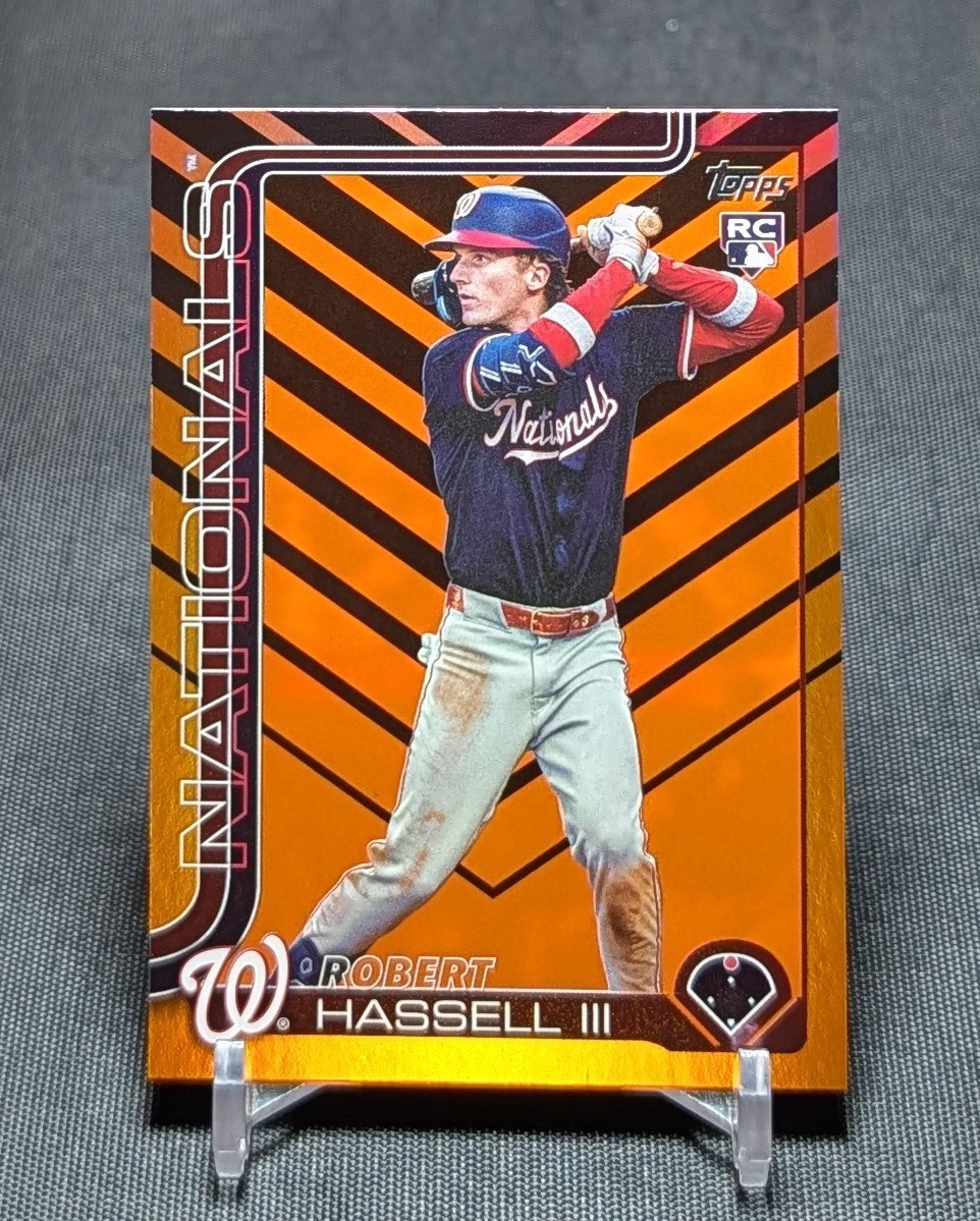 Robert Hassell III Holiday Foil Rookie RC 2025 Topps Update Card US109 Nationals