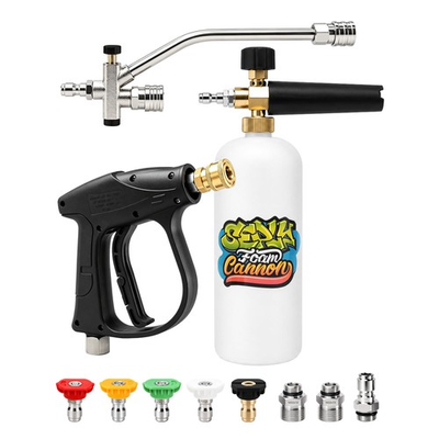 #ad Seply Foam Cannon For Pressure Washer Gun Kit Dual Connector Accessory Car Wash $46.48