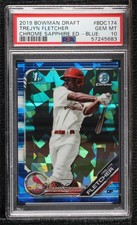 2019 Bowman Chrome Draft Sapphire Edition Blue 10/99 Trejyn Fletcher PSA 10 8s6
