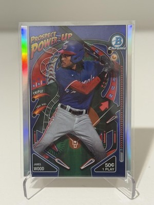 2024 Bowman #PP-14 James Wood Prospect Power-Up