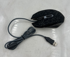 GameStart Wired Gaming Mouse USB Ergonomic Optical LED CPI Adjustable PC Laptop