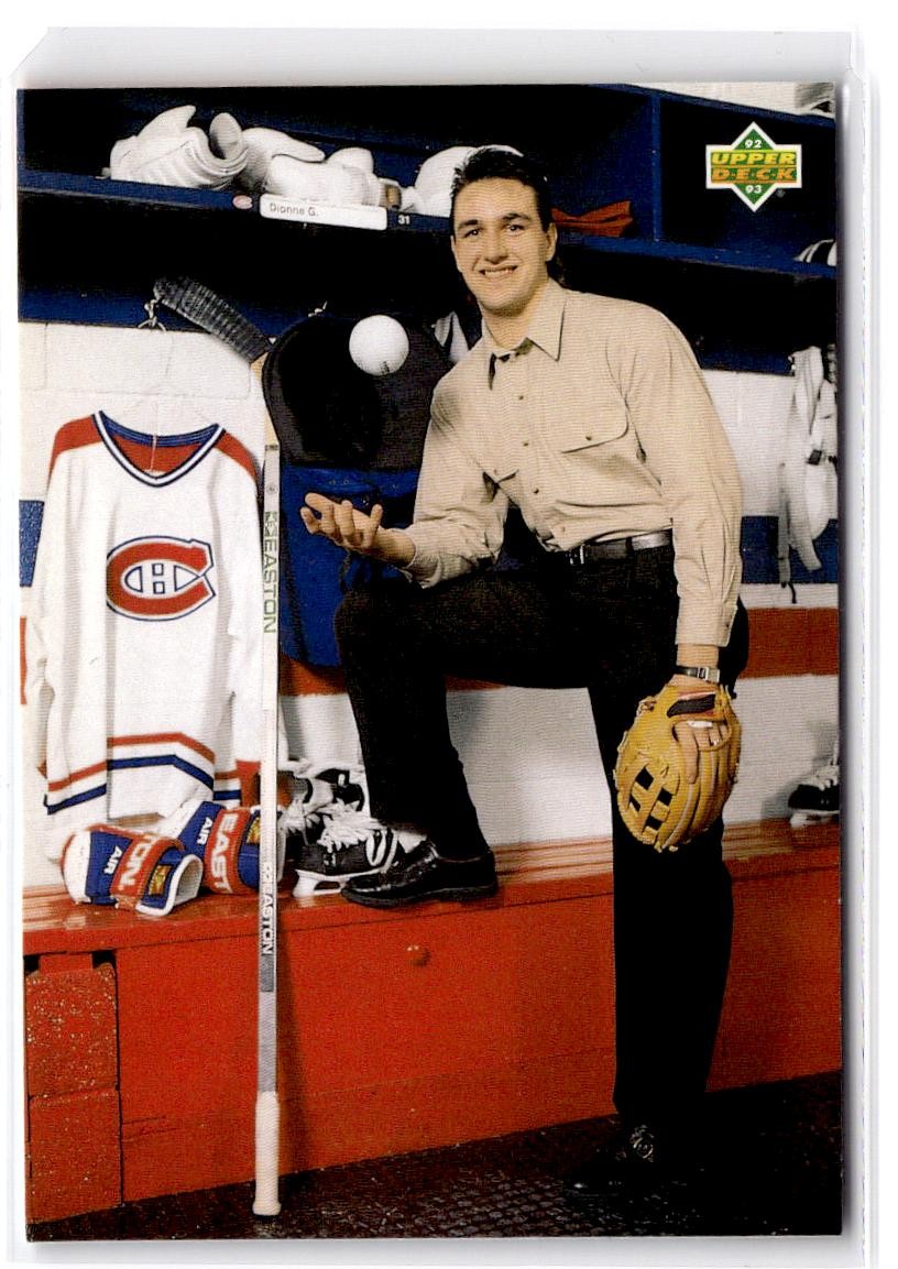 1992-93 Upper Deck Gilbert Dionne #625 Montreal Canadiens