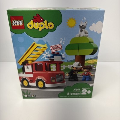 LEGO Duplo 10901 Fire Truck Light & Sound Brand New Factory Sealed Retired Set