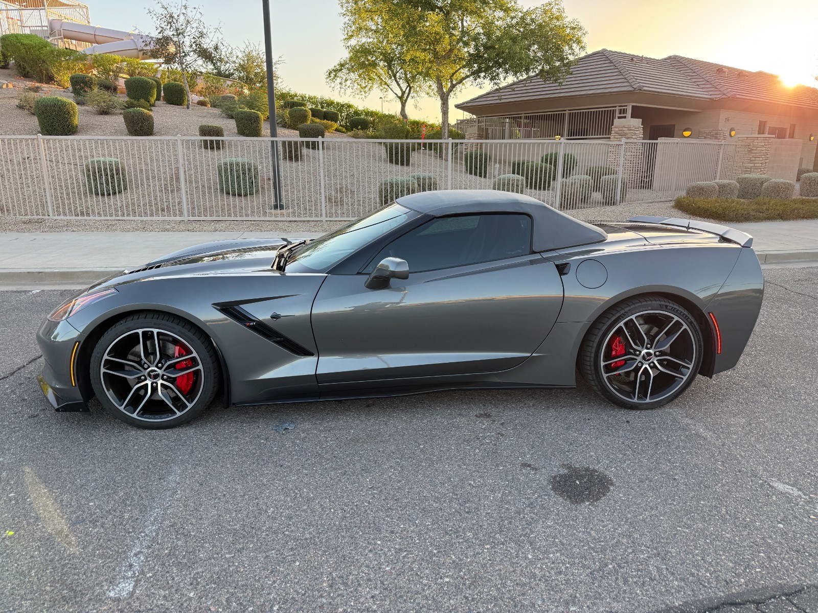 2015 Gray Chevrolet Corvette   | C7 Corvette Photo 2