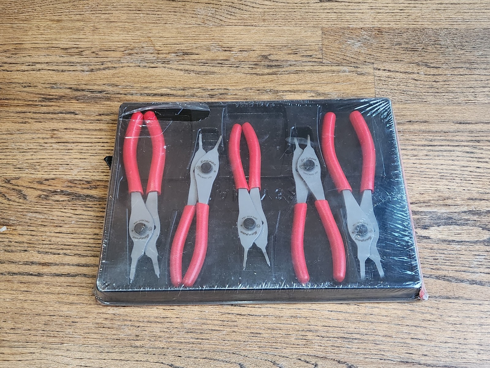 Snap On Tools 5 Piece Convertible Snap Retaining Ring Pliers Set RED ...