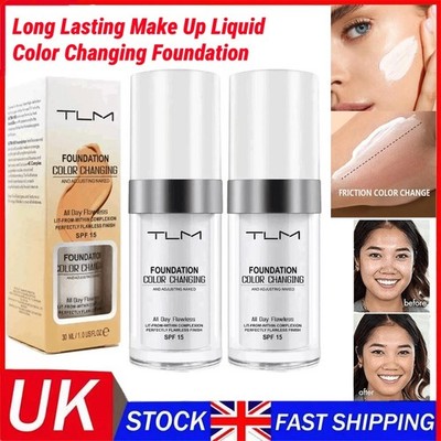 Magic Flawless Colour Color Changing Foundation TLM Make-up Change Skin Tone