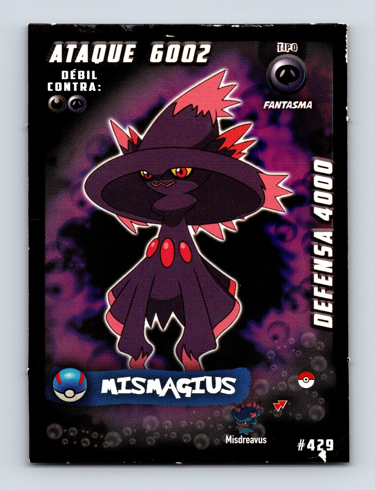 Mismagius 429 South America (Peru) Out of Print NM/LP Pokemon Card