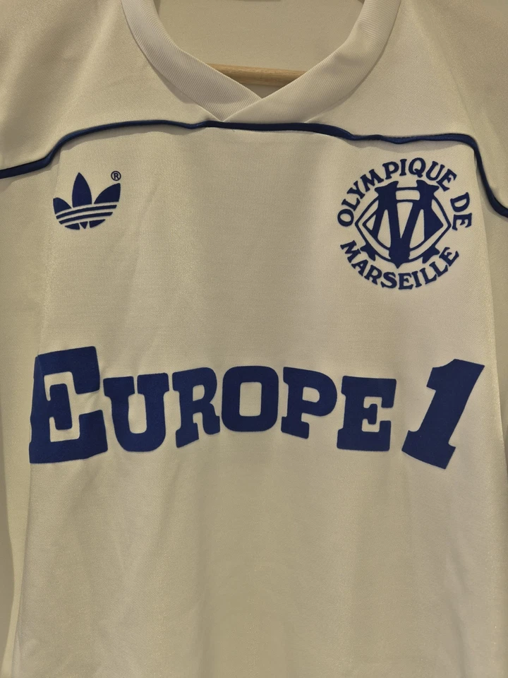 Maillot OM Marseille Pelée Coupe D'Europe Saison 1987-1988 - Photo 2/4