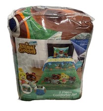 ANIMAL CROSSING 2 PC. COMFORTER SET REVERSIBLE TWIN/FULL KIDS BEDDING NEW