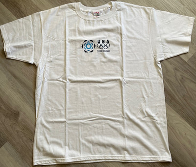 2006 Torino Olympic White T-Shirt XXL
